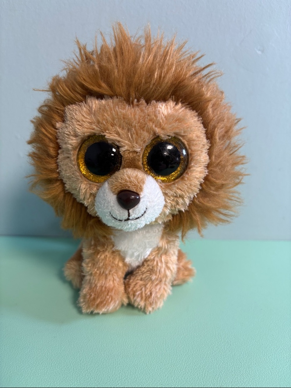 2014 Ty Beanie Boos King the Lion Plush Stuffed Animal, Kids Plush Toy